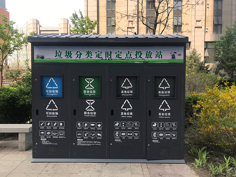 亳州分类垃圾箱工程实例